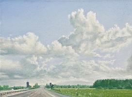 Celso Martinez Naves, A 5 -1, 2011, Oel auf Leinwand, 30 x 40 cm